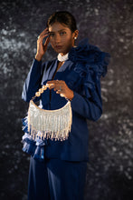 White Waterfall Moon Bag