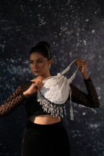 White Waterfall Potli Bag