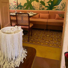 Pearl Fringe Bucket Bag