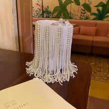 Pearl Fringe Bucket Bag