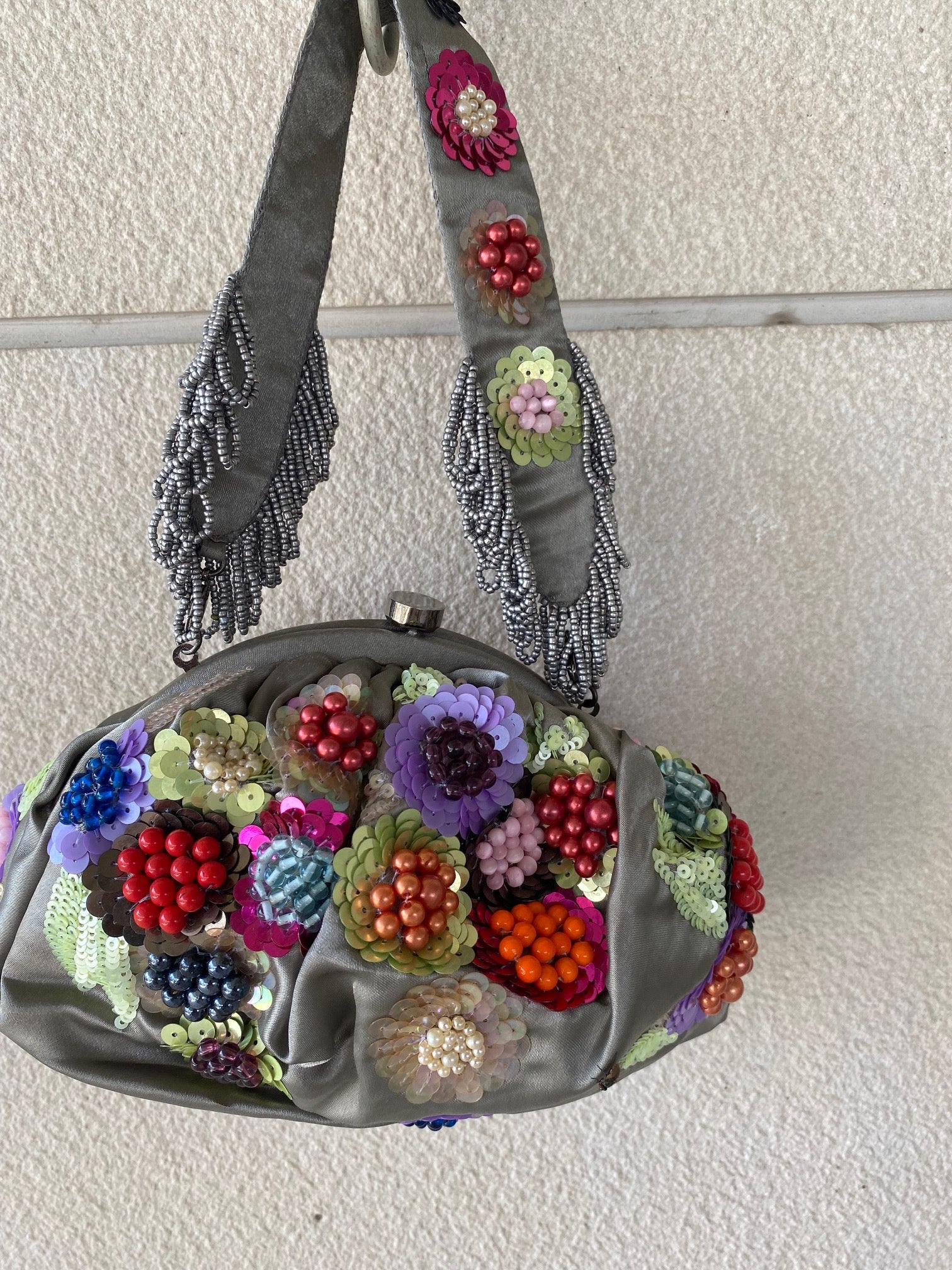 Multi floral pouch