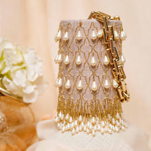 Pearl Drop Bucket Bag