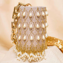 Pearl Drop Bucket Bag