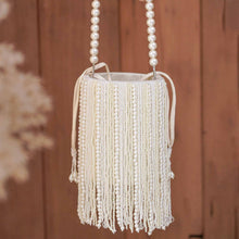 Pearl Fringe Bucket Bag